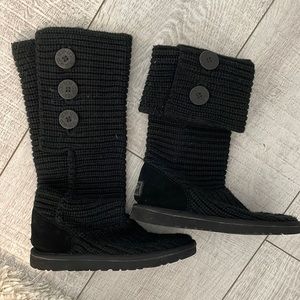 UGG slouchy black boot